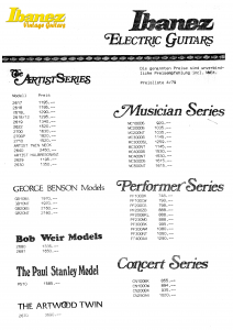 Price list 04/1979